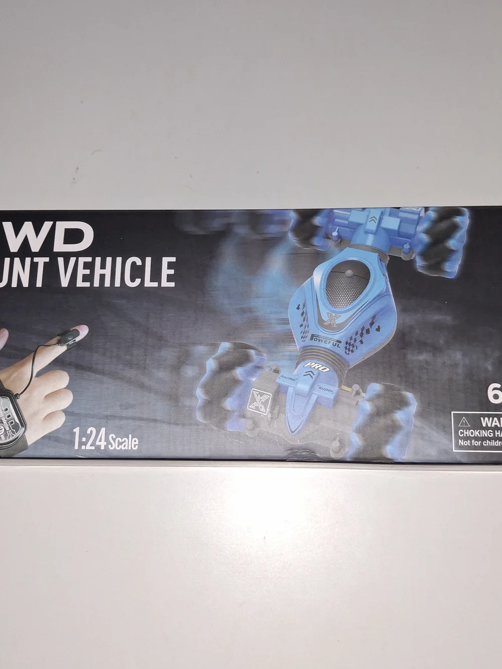 Blue 4WD Stunt RC Car with Remote - Unbranded